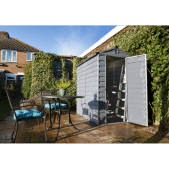 Skylight Storage Sheds 4x6 Grey 1